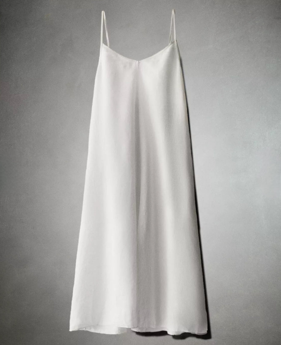 LINEN SLIP DRESS