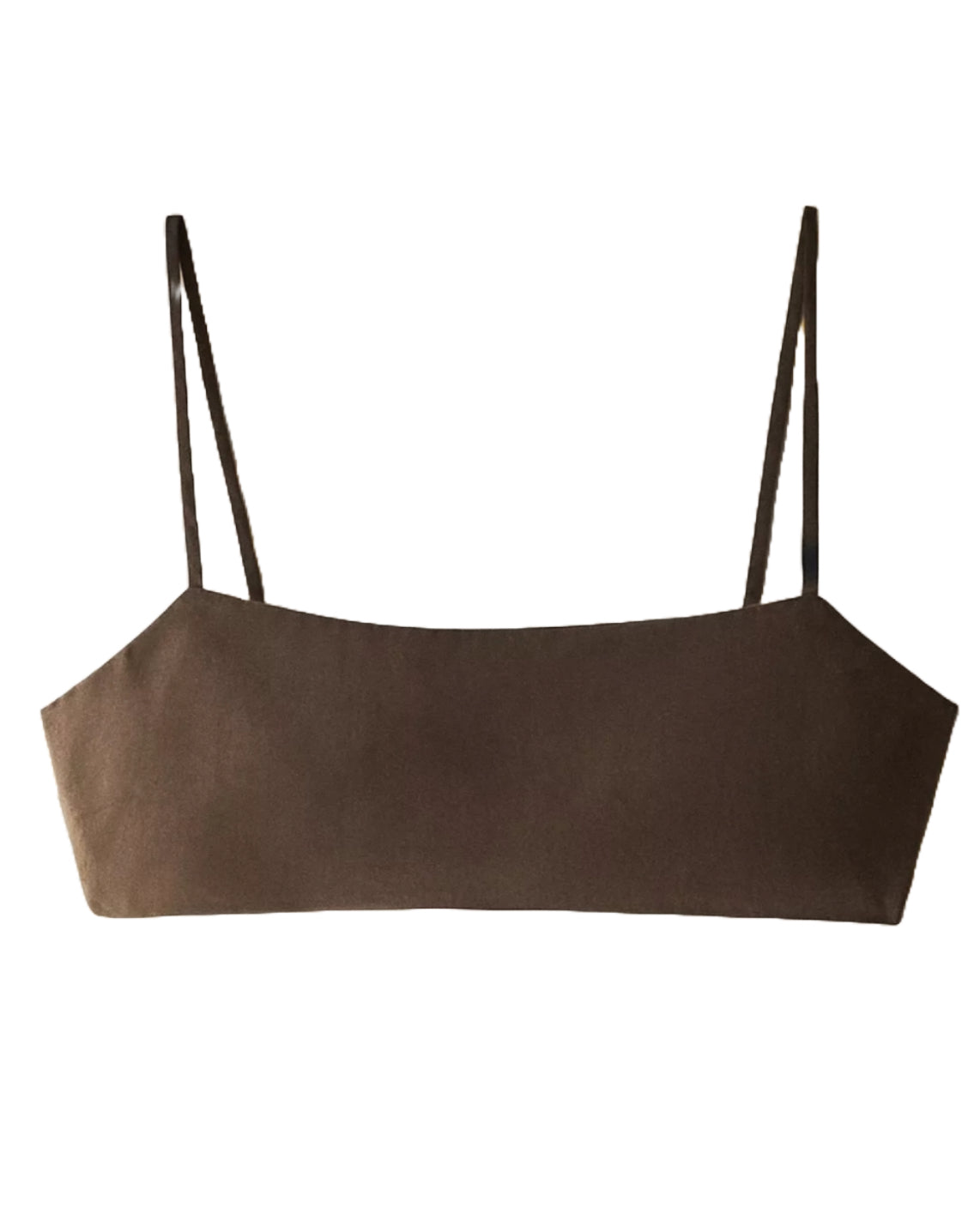 LINEN BIKINI TOP