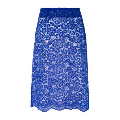 LACE PENCIL MIDI SKIRT