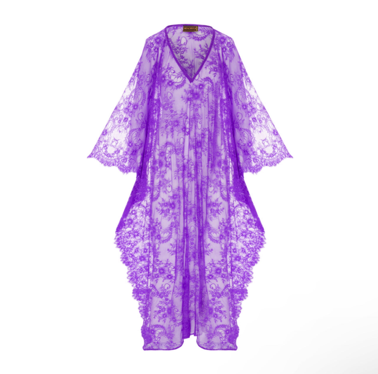 FLORAL LACE KAFTAN