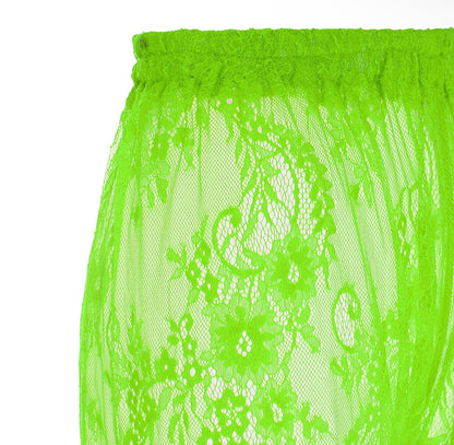 SWIM LACE PANTS - LIME