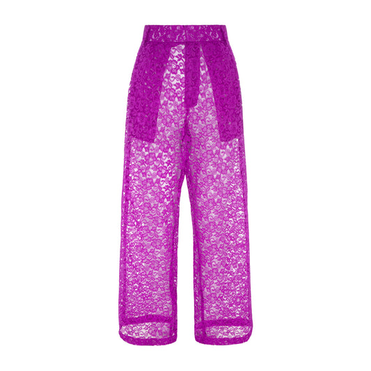 LACE PURPLE TROUSER