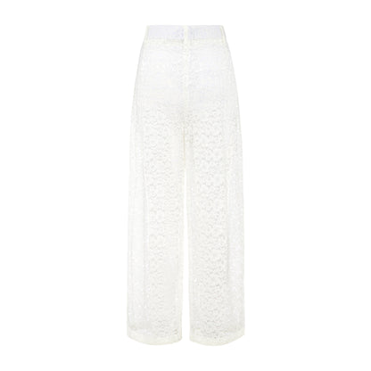 LACE WHITE TROUSER