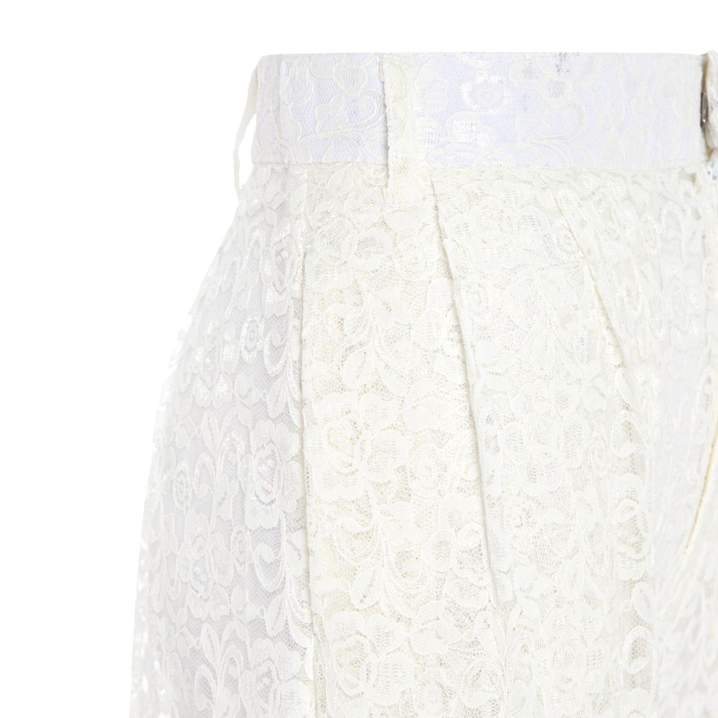 LACE WHITE TROUSER