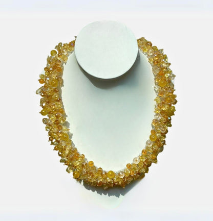 DIVAS DREAM NECKLACE - CITRINE CRYSTAL