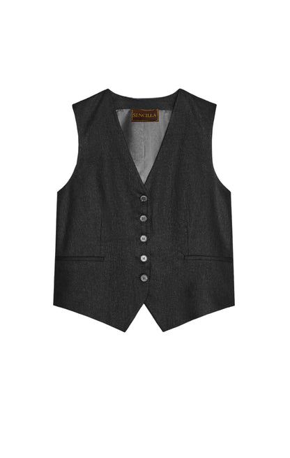 PALEROMO WAISTCOAT - MIDNIGHT