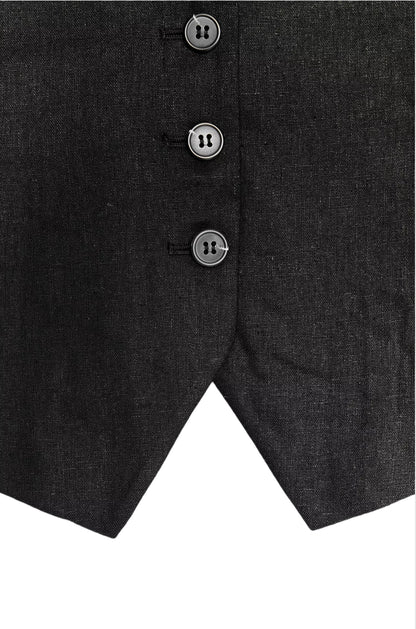 PALEROMO WAISTCOAT - MIDNIGHT