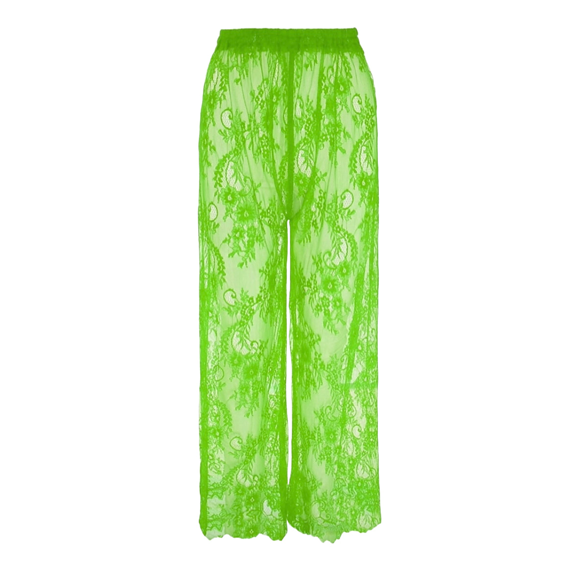 SWIM LACE PANTS - LIME