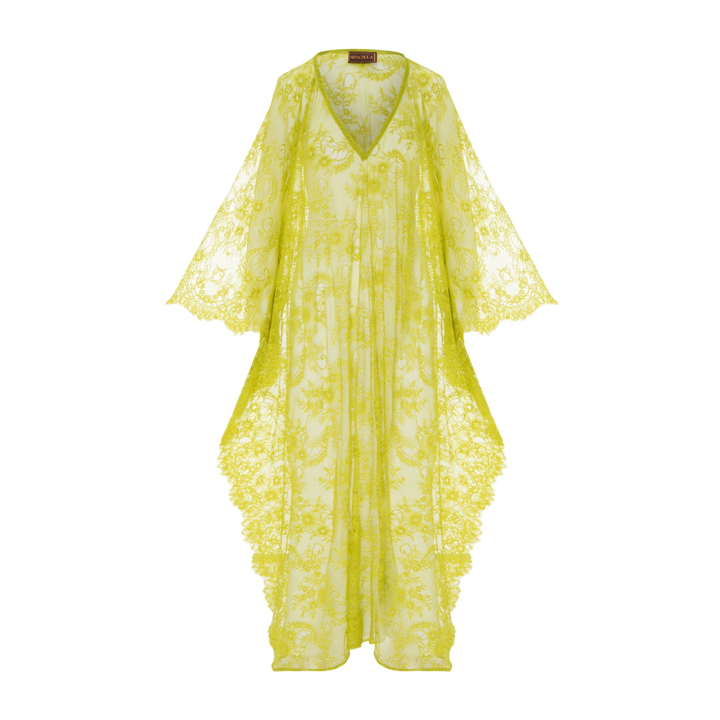 FLORAL LACE KAFTAN