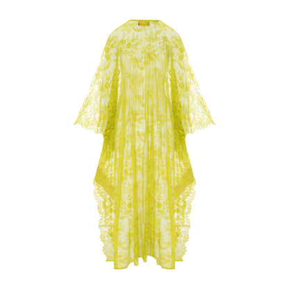 FLORAL LACE KAFTAN