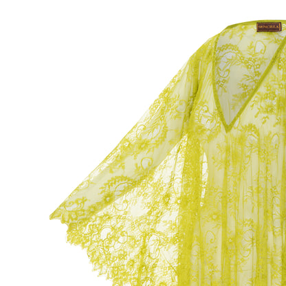 FLORAL LACE KAFTAN